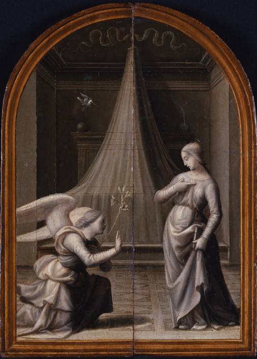 The Annunciation. (Triptych, reverse) from Mariotto di Bigio Albertinelli