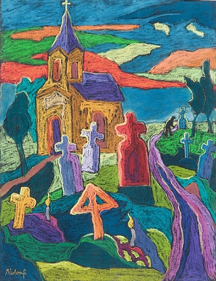Day of the Dead, 2006 (pastel on paper)  from Marta  Martonfi-Benke