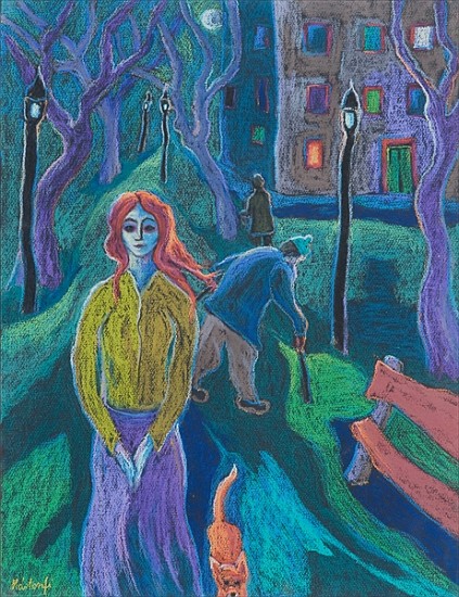 Evening Walk, 2005 (pastel on paper)  from Marta  Martonfi-Benke
