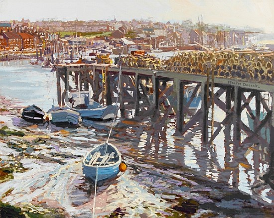 Low Tide (Whitby, North Yorkshire) 2006 (oil on board)  from Martin  Decent
