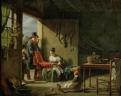 The Pedlar, 1812 (oil on canvas) from Martin Drolling