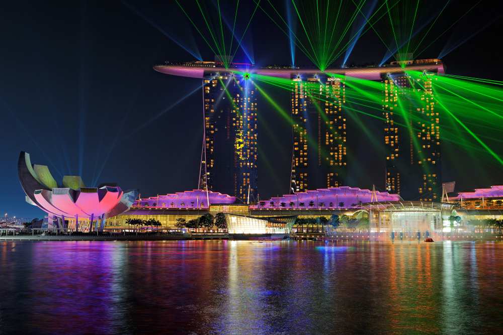Marina Bay Sands Lasershow from Martin Fleckenstein
