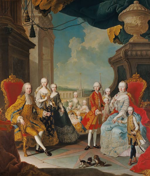 Maria Theresia im Kreise ihrer Familie from Martin Mytens
