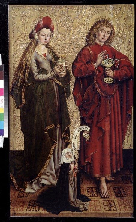 John the Apostle, Mary Magdalen and Donor from Martin Schongauer