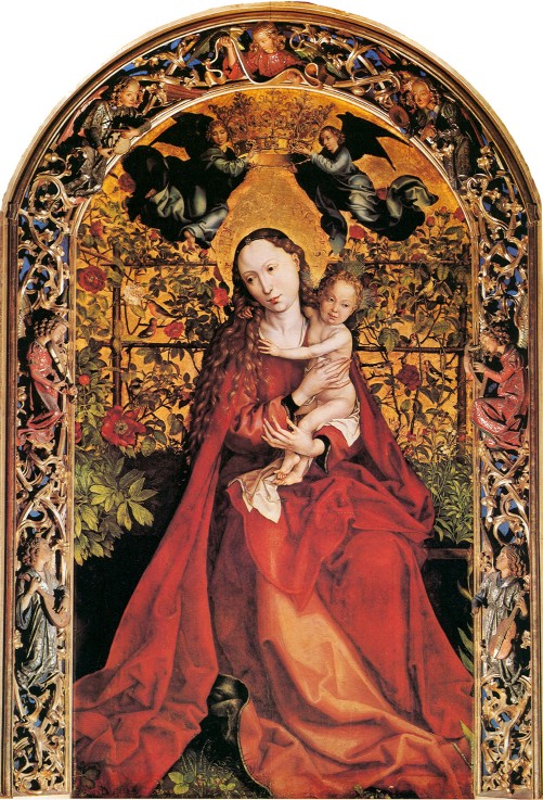 Madonna in Rose Garden from Martin Schongauer