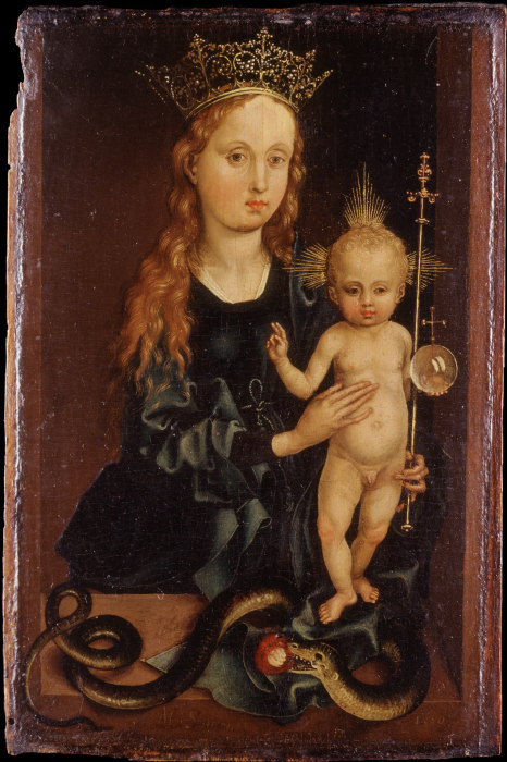 Madonna mit Kind in einem Fenster from Martin Schongauer