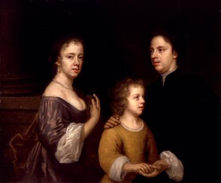 Self Portrait with Husband and Son from Mary Beale
