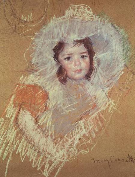 Head of a young girl from Mary Cassatt