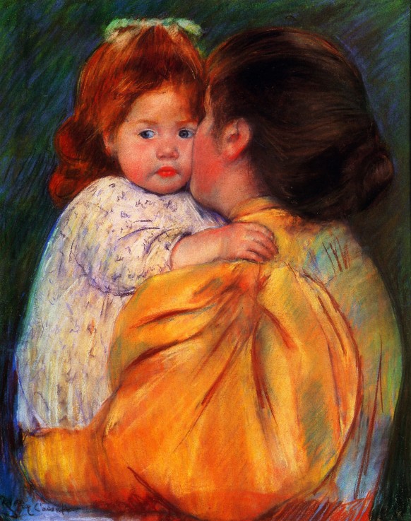 Maternal Kiss from Mary Cassatt