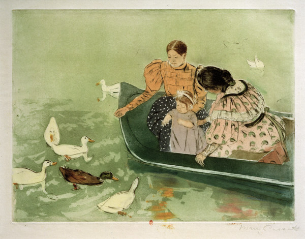 M.Cassatt, Feeding the Ducks from Mary Cassatt