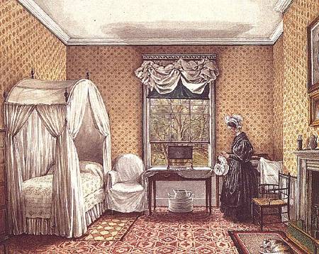 Bedroom at Langton Hall from Mary Ellen Best