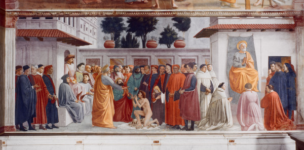 Resurection of Theophilus from Masaccio