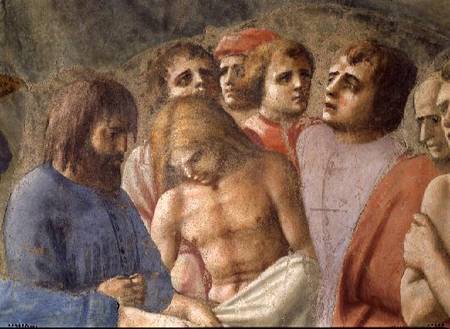 St. Peter Baptising the Neophytes (Detail of faces in the crowd) from Masaccio