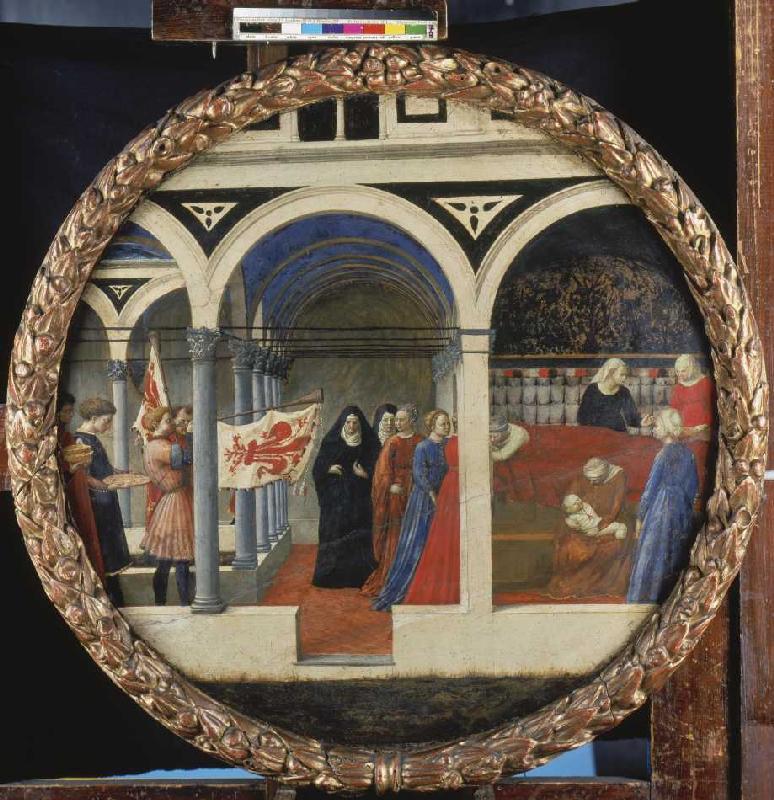 Wochenbett einer Florentinerin from Masaccio