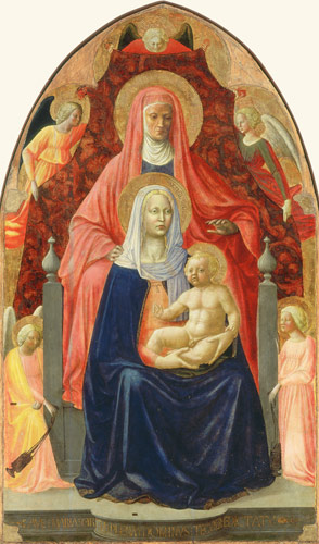 Heilige Anna Selbdritt. from Masaccio und Masolino