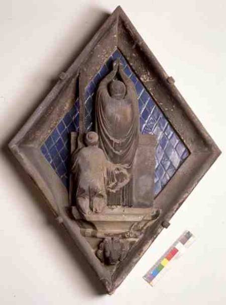 The Eucharist, relief tile from the Campanile from Maso  di Banco