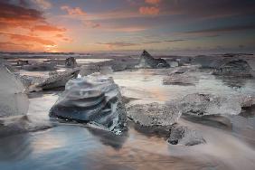 glacial lagoon beach