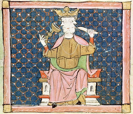 Fol.57v January: Janus from Master Ermengaut