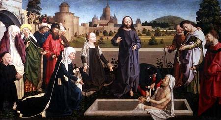 The Raising of Lazarus from Master of Coetivy