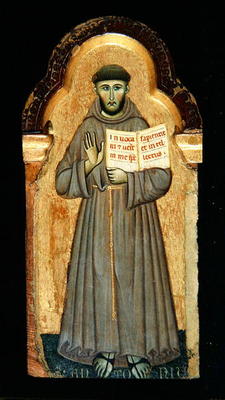 St. Francis, 1272 (tempera on panel) from Master of San Francesco