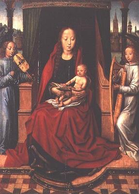 Madonna and Child with Two Musical Angels from Master of the St. Lucy Legend