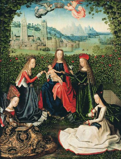 The Virgin of the Rose Garden, 1475-80