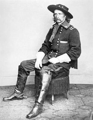 General George A. Custer (b/w photo) from Mathew Brady