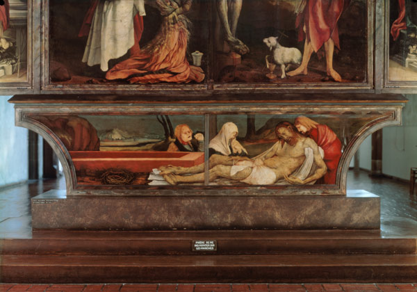 Isenheim Altar, Predella from Mathias (Mathis Gothart) Grünewald