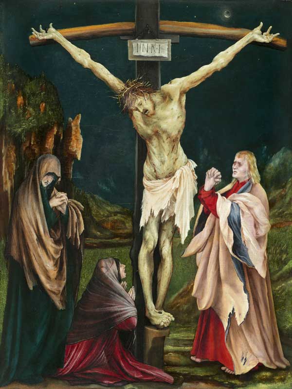 Small Crucifixion , Gr??newald from Mathias (Mathis Gothart) Grünewald