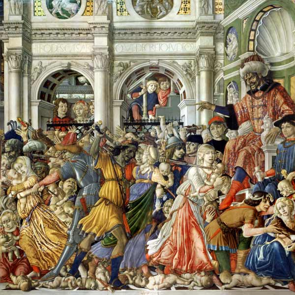 The Massacre of the Innocents from Matteo  di Giovanni di Bartolo