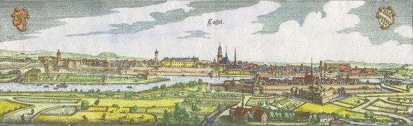 Kassel, Stadtansicht from Matthäus Merian