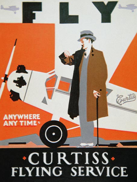 American aviation poster from Maurice Randall