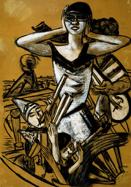 Karneval in Neapel from Max Beckmann