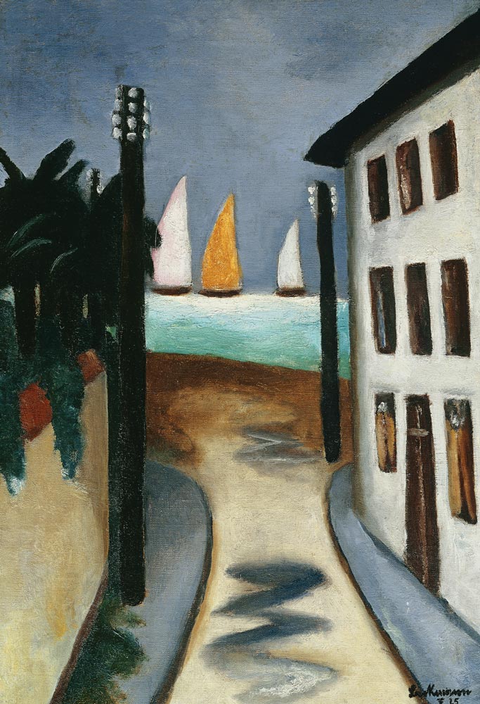 Kleine Landschaft, Viareggio. 1925 from Max Beckmann