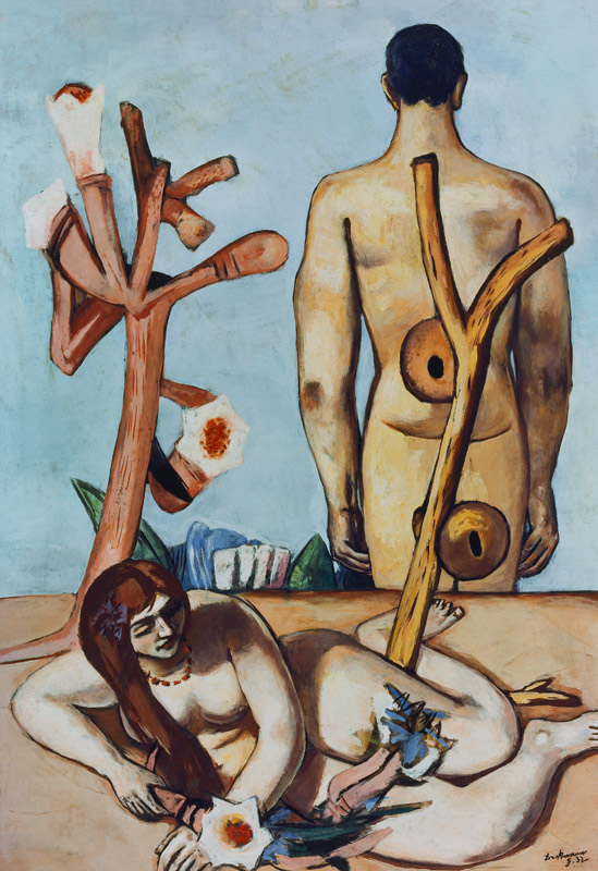 Mann und Frau. 1932 (Adam und Eva) from Max Beckmann