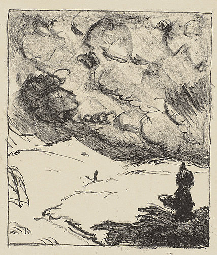 Abschied Orpheus von der Mutter II. 1909 from Max Beckmann