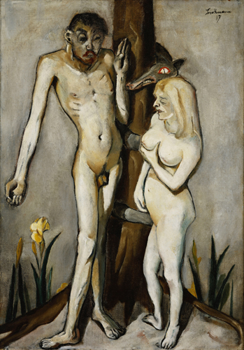Adam und Eva. 1917 from Max Beckmann