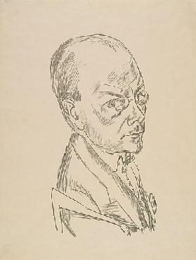 Bildnis Georg Swarzenski. 1921