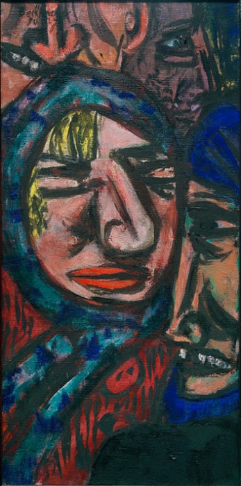 Bowery from Max Beckmann