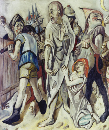 Christus und die Sünderin. 1917 from Max Beckmann
