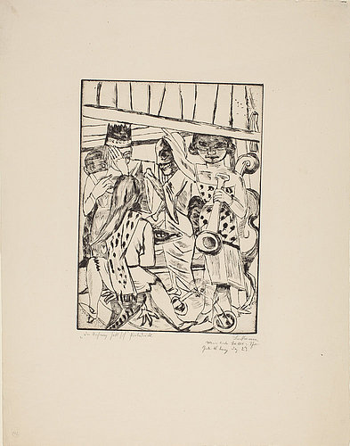 Der Vorhang hebt sich. 1923 (H 285 A.) from Max Beckmann