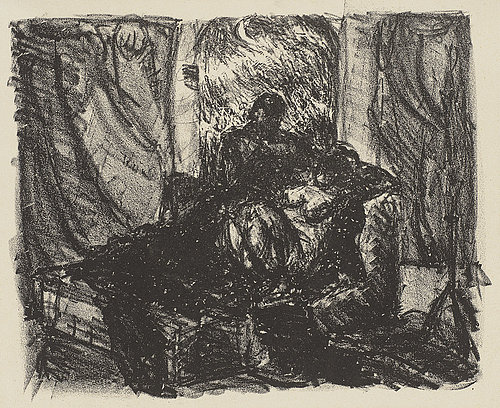 Liebesszene. 1909 from Max Beckmann