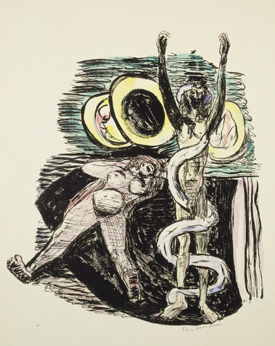The Fall of Man from Day and Dream. 1946 from Max Beckmann