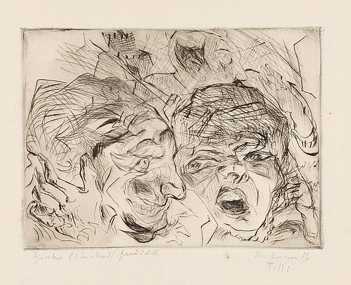 Theater. 1916 (H. 89 II) from Max Beckmann