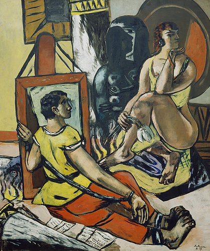Triptychon Die Versuchung (des hl. Antonius). Mitteltafel. 1936/37 from Max Beckmann