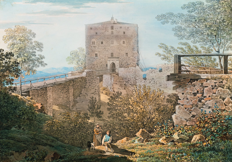 Die Ruine Saldenburg from Max Joseph Wagenbauer