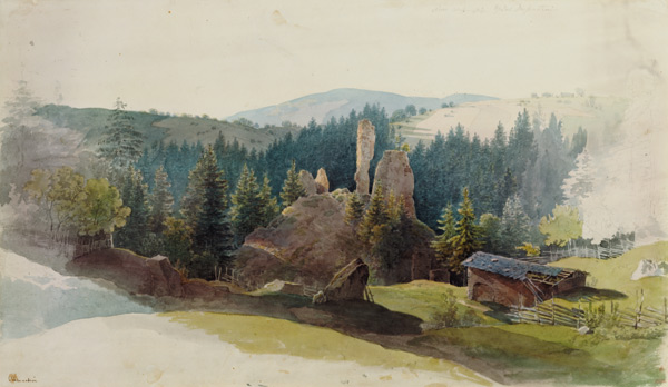 Die Ruine des Schlosses Diessenstein from Max Joseph Wagenbauer
