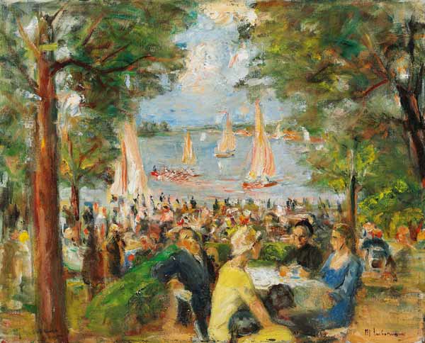 Gartenlokal an der Havel from Max Liebermann