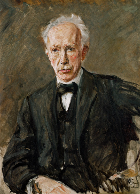 Bildnis des Komponisten Richard Strauss from Max Liebermann