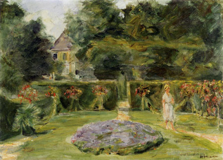 Das Rondell im Heckengarten from Max Liebermann